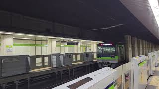 4K【フリー素材】都営新宿線　九段下駅　10-300形　発車シーン　2023.10.14(2)