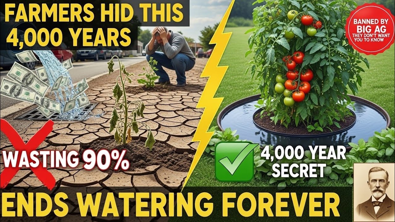 Ancient Water Trick Farmers Hid For 4,000 Years — Ends Watering Forever