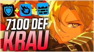 FIRE KRAU BACK TO RTA WITH 7100 DEF (DEFENSE + VIGOR + INDOMITABLE BUFF) - Epic Seven