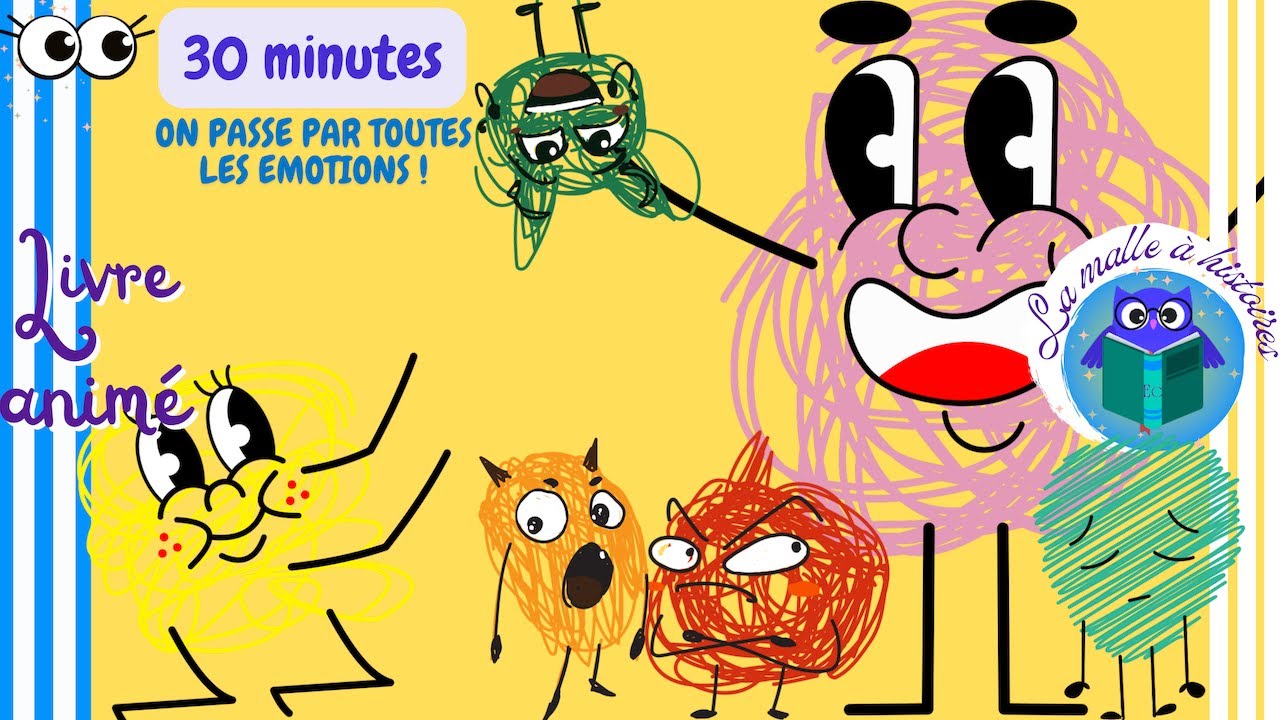 30 minutes d’émotions en histoires -🌈 enfant: colère, amour, entraide @La malle à histoires