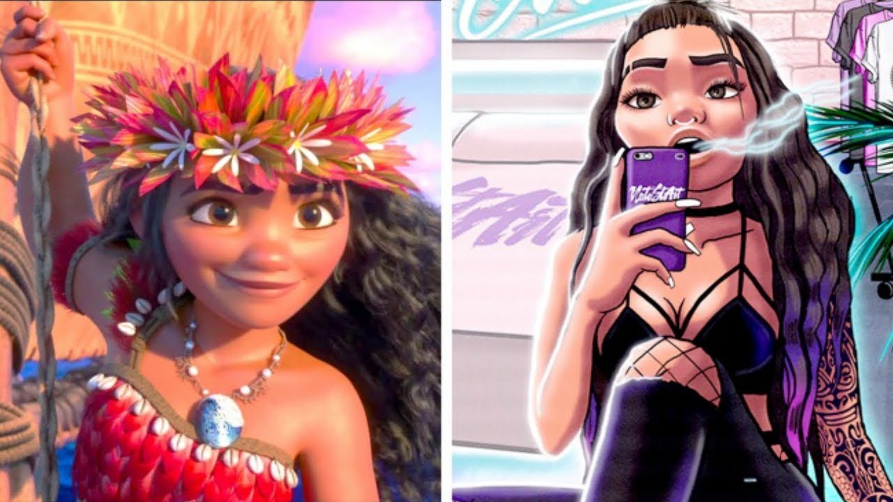 10 Princesses Reimagined As Modern Day Bad Girls - YouTube