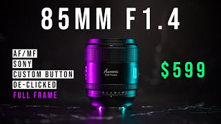 Sirui Aurora 85mm F1.4 Review - AF Full Frame Sony Lens - YouTube
