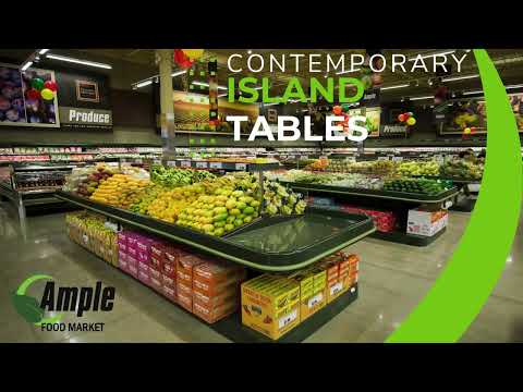 Our Contemporary Produce Displays at Ample Foods United States Canada