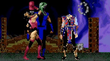 [TAS] SNES Ultimate Mortal Kombat 3 "cheatfest" - Sheeva? CPU