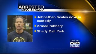 New Albany armed robbery suspect in custody