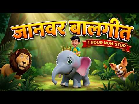 1 Hour जानवर बालगीत 🐘⏱️ | Non-Stop Bhojpuri Animal Rhymes | Taarak Mehta Ka Ooltah Chashmah Bhojpuri