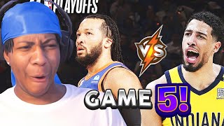 Lvgit Reacts Indiana Pacers vs New York Knicks - Full Game 5 Highlights | May 14, 2024 NBA Playoffs