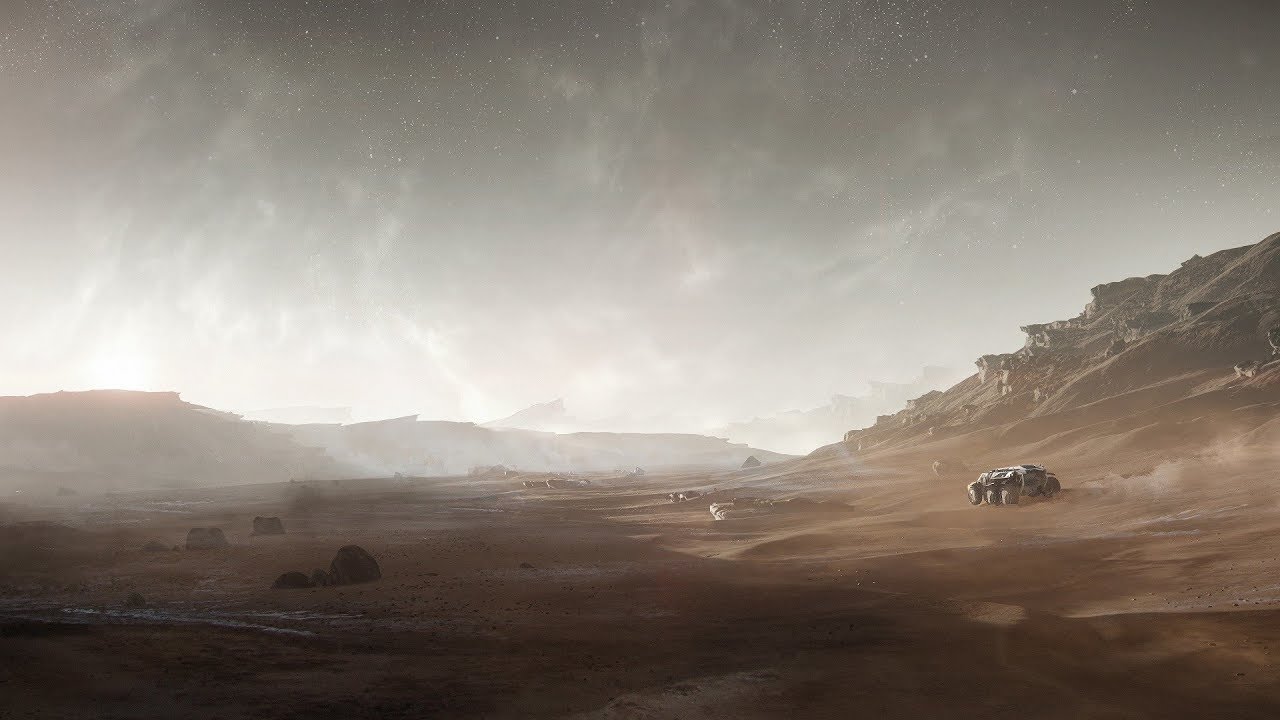 Star Citizen Alpha 3.0: Driving Cross Country on a Moon! gaming logo