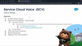 Service Cloud Voice   AWS Account Creation