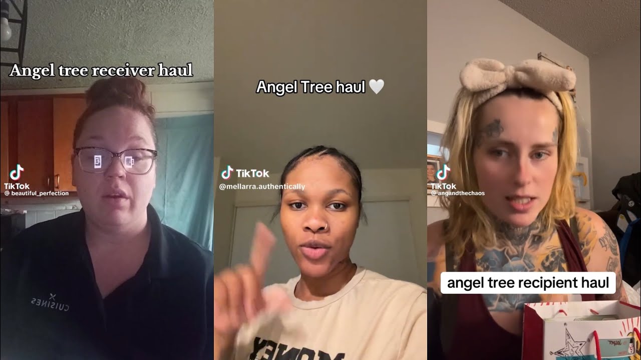 Angel Tree Receiver Haul 2025 | TikTok Compilation 🎄🎅🏻