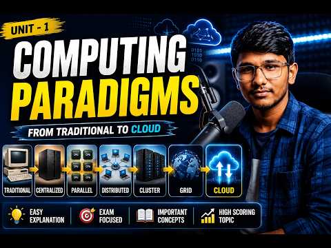 Computing Paradigms Explained Easily | Cloud Computing Unit 1 | Telugu