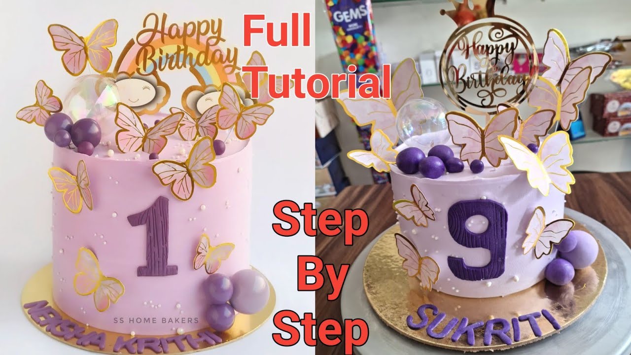 9th Birthday Butterfly Cake Flying Butterfly Cakes Butterfly Theme