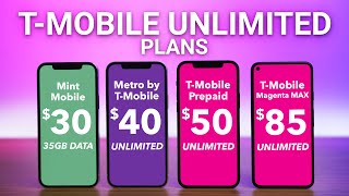 Best T-Mobile Unlimited Data Plans!