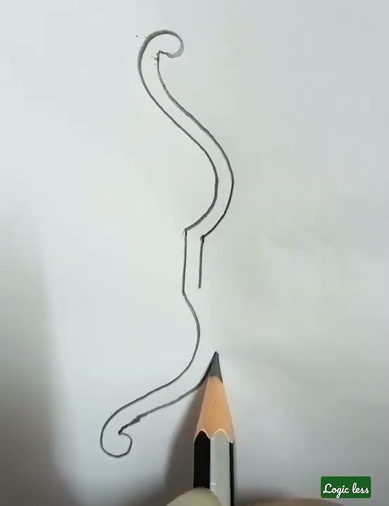 Bow arrow drawing