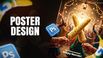 Navratri Poster Design: Nano Banana & Photoshop Tutorial 2025