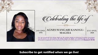 Agnes Wangari Kanogu Magira Funeral Service