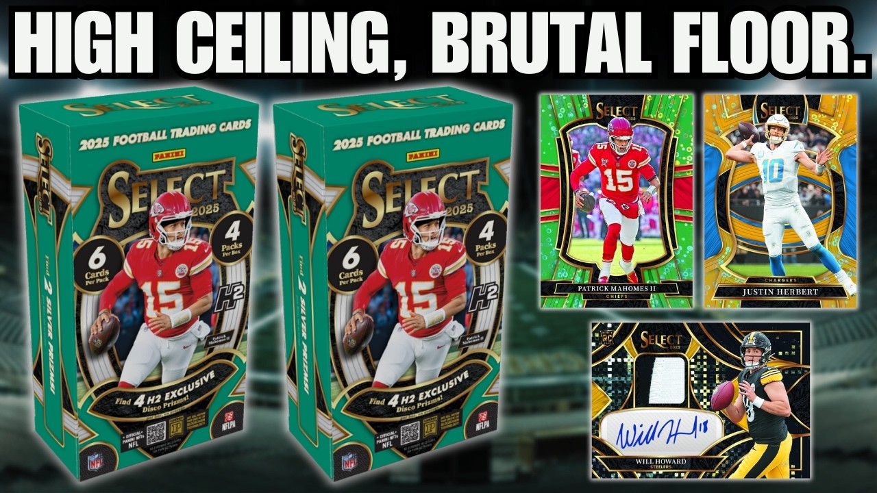THESE ARE ROUGH! 2025 Panini Select Football H2 Box Review!