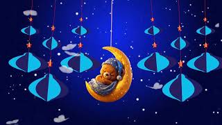 8 Hrs Baby Sleep Music 🌙 Teddy Bear on the Moon 💤 Fall Asleep in Minutes | Mozart &amp; Brahms Lullabies