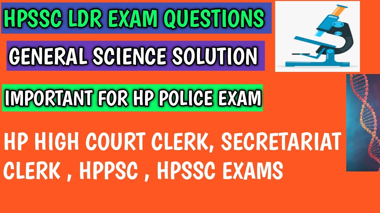HPSSC LDR CLERK SOLUTION|| GENERAL SCIENCE SOLUTION|| 2022