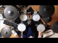 【進撃の巨人】【shingeki no kyojin】【OP 1】-紅蓮の弓矢- TV Size-【drum cover】【叩いてみた】