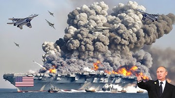 2 minutes ago: Russian Su-57 pilot destroys US aircraft carrier carrying 500 tanks