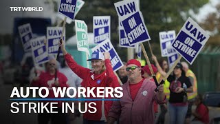 US auto workers are protesting for better pay