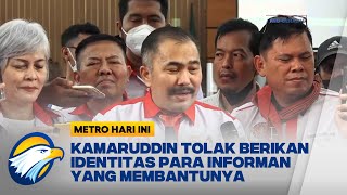 Kamaruddin: Informasi Intelijen Tidak Boleh Disebut Narasumbernya