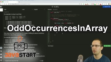 Codility Lekcja 2.1: OddOccurrencesInArray