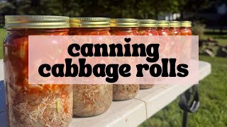 CANNING CABBAGE ROLLS