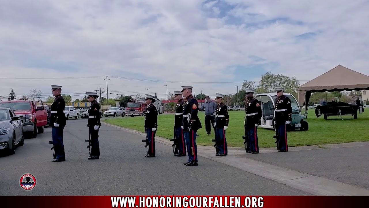 Cpl. Eloiza Zavala- Angel Flight and Military Honors USMC