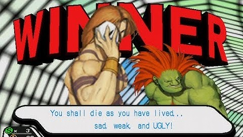 PS4 - Capcom vs SNK Pro - Vega and Blanka - Difficulty 8 Arcade mode