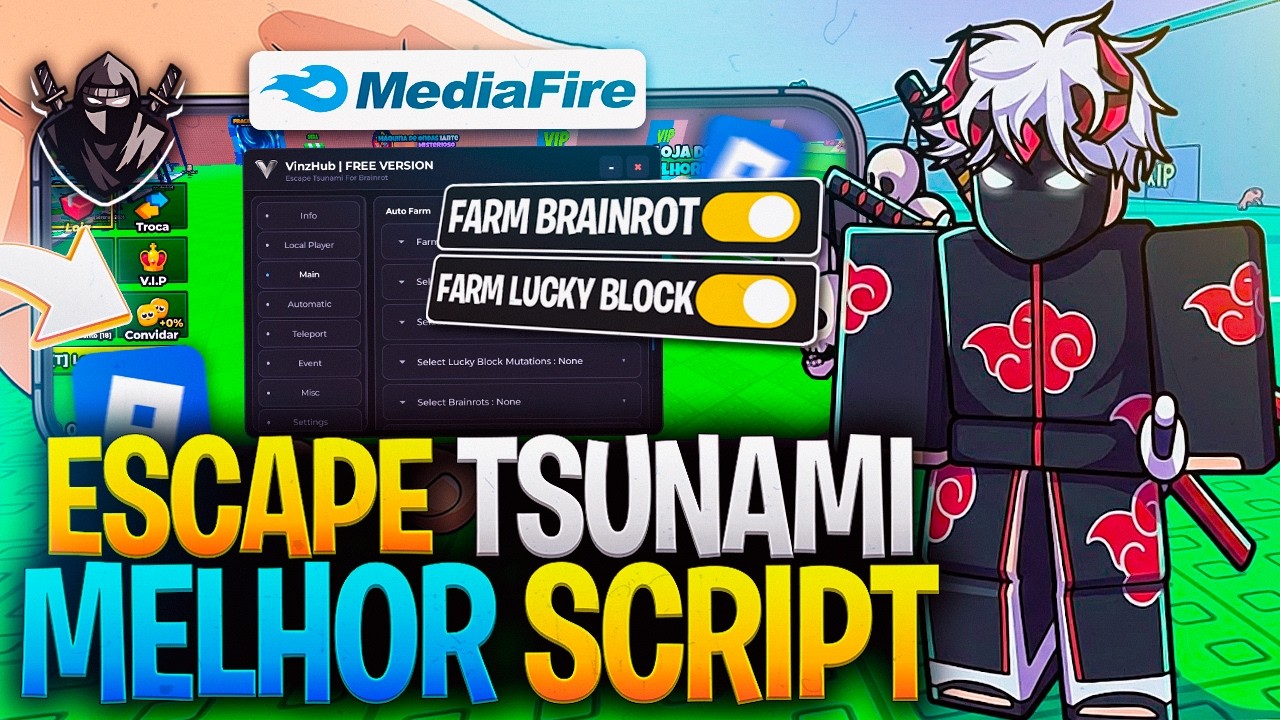 [🌊] SCRIPT ESCAPE TSUNAMI: CELESTIAL INFINITO & AUTO FARM (SEM KEY) 🚀