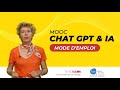 Ref:thpcDFjNgNI Mooc chat gpt &amp; ia : mode d'emploi - semaine 1