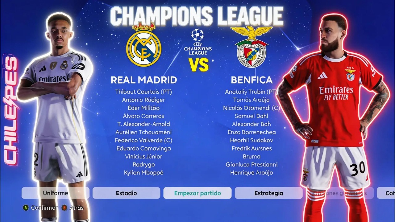 Real Madrid vs Benfica , 16 octavos de final 