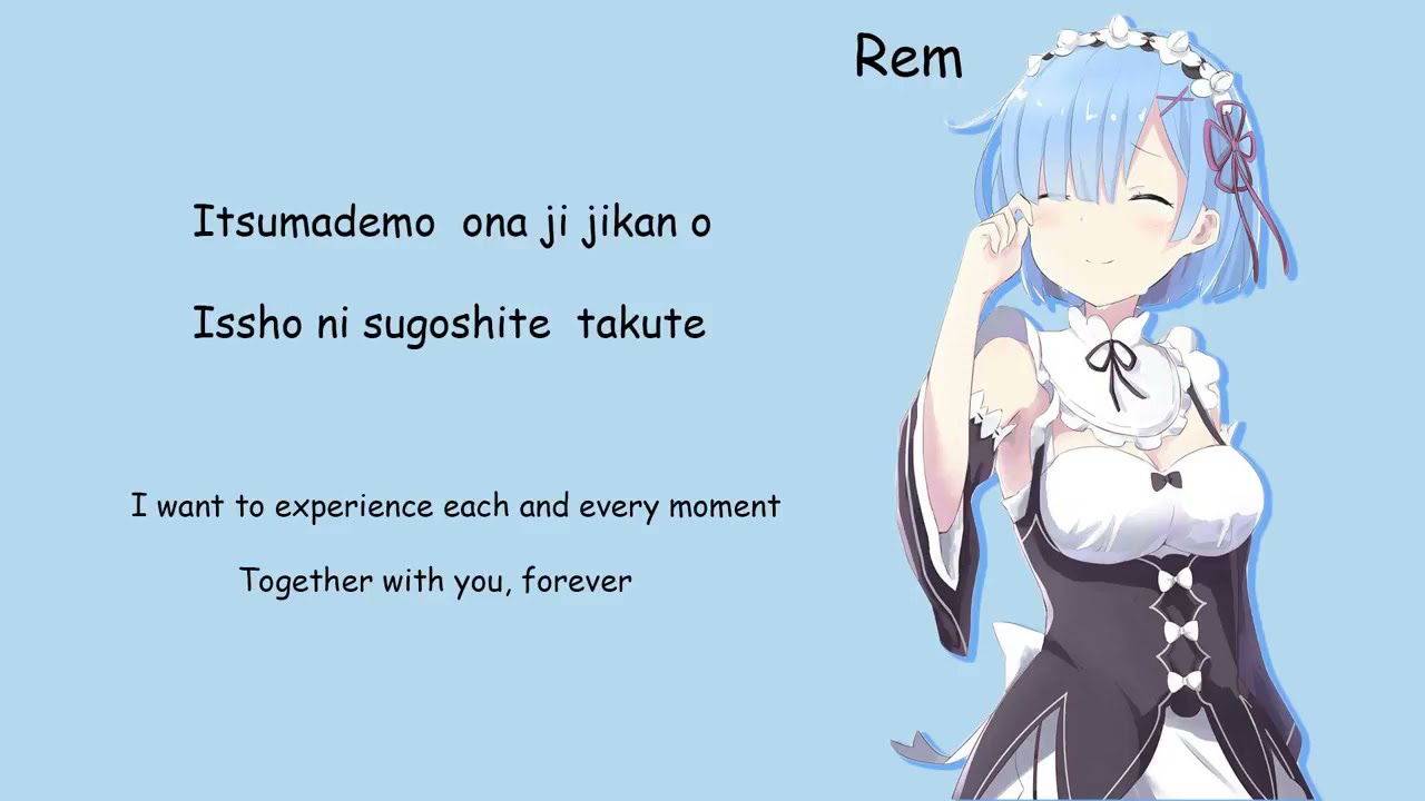 Wishing Lyrics  Remminase inori Re Zero song