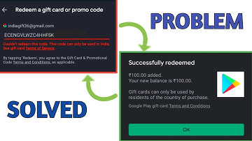google gift card redeem problem solved | couldn