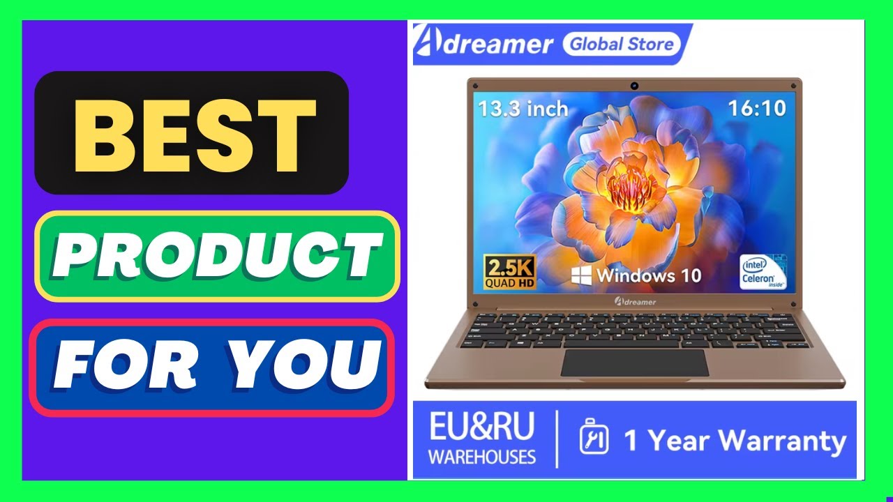 Adreamer Laptop 13.3 Inch Portable Laptops Low Price With Intel CPU