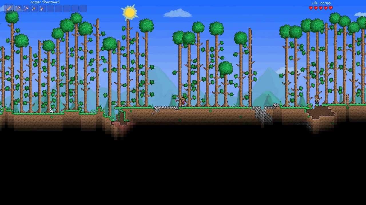 Terraria, how to: kill a BUNNY! - YouTube