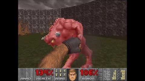 Doom 2 A. L .T.  Level 7 RM 99.6% with Brutal Doom v20b (Commentary)