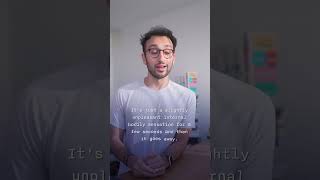 This is actually why you can't focus