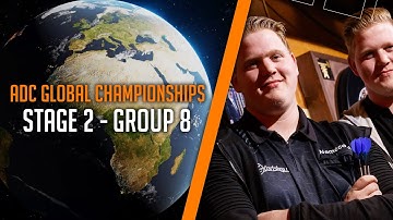 GROUP 8 HAS ARRIVED!!🌍 - The ADC Global Championships - Stage 2 Group 8🌍🏆 | LIVE DARTS