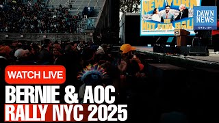 🔴 LIVE: Bernie Sanders & AOC Rally for Zohran Mamdani | NYC Mayoral Election 2025