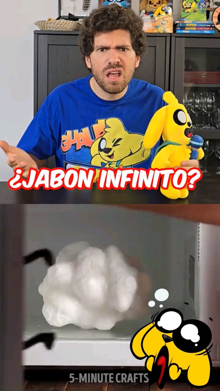 ¿NUBE de JABÓN INFINITO? ??  Probando Lifehack #mikecrack