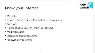 Career Insights for third year Engineering students | CGP CAREER AVENUES Career Insights for third year Engineering students | CGP CAREER AVENUES
