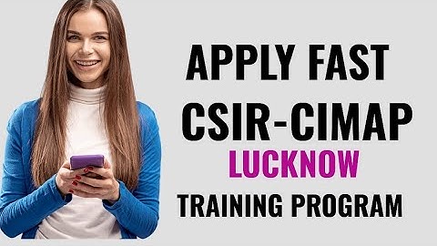 CSIR-CIMAP TRAINING PROGRAM #TRAINING #WORKSHOP #pharmacy
