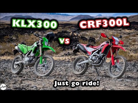 Best 300 Dual Sport? Kawasaki KLX300 vs Honda CRF300L – 2024 Dual Sport Comparison Ride & Guys Trip