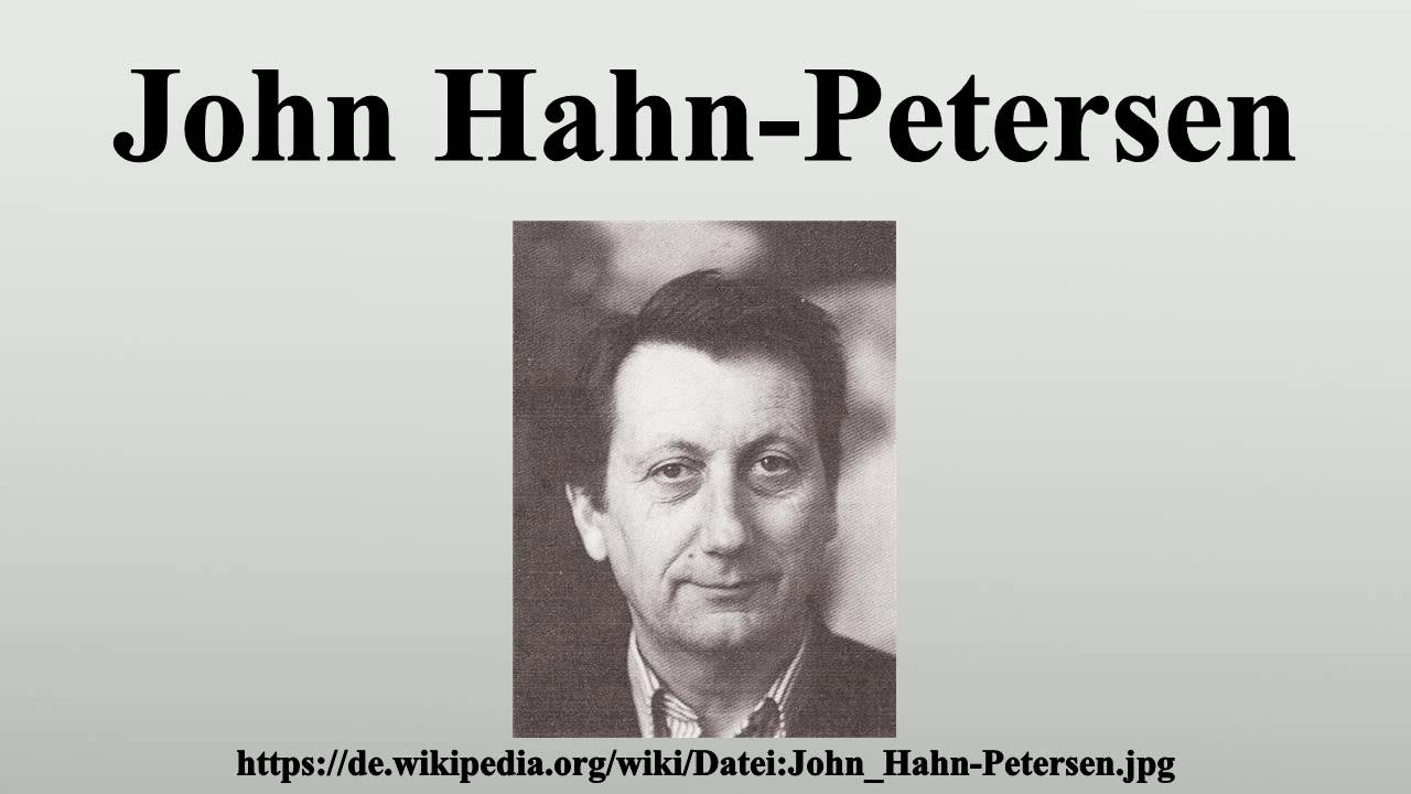 Джон хана. John Petersens. Peter Hahn ярлык. Йон Петерсен.