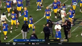Georgia Tech Coach Pulls Hand Away From Pitt Coach During Post Game Handshake