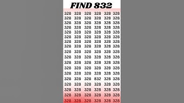 Find 832 #quiz #maths #mathematics #puzzle #youtube #funny #trendy #shortsyoutube #ytviral