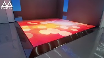 Milestrong Interactive LED Floor DisplayScreen LED Interactive Touch Screen